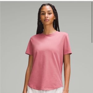 Love crew neck hemmed tshirt